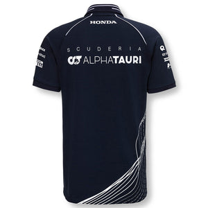 Scuderia AlphaTauri F1 Team Nany Teamline Zip Polo Tee Shirt