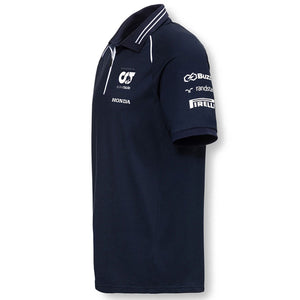 Scuderia AlphaTauri F1 Team Nany Teamline Zip Polo Tee Shirt