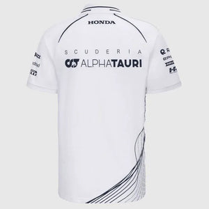 Scuderia AlphaTauri F1 Team White Teamline Polo Tee Shirt