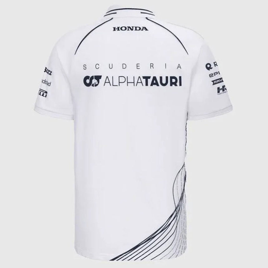 Scuderia AlphaTauri F1 Team White Teamline Polo Tee Shirt