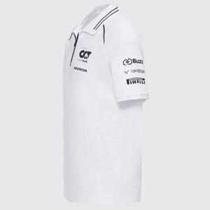 Scuderia AlphaTauri F1 Team White Teamline Polo Tee Shirt