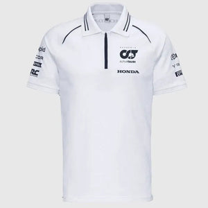 Scuderia AlphaTauri F1 Team White Teamline Polo Tee Shirt