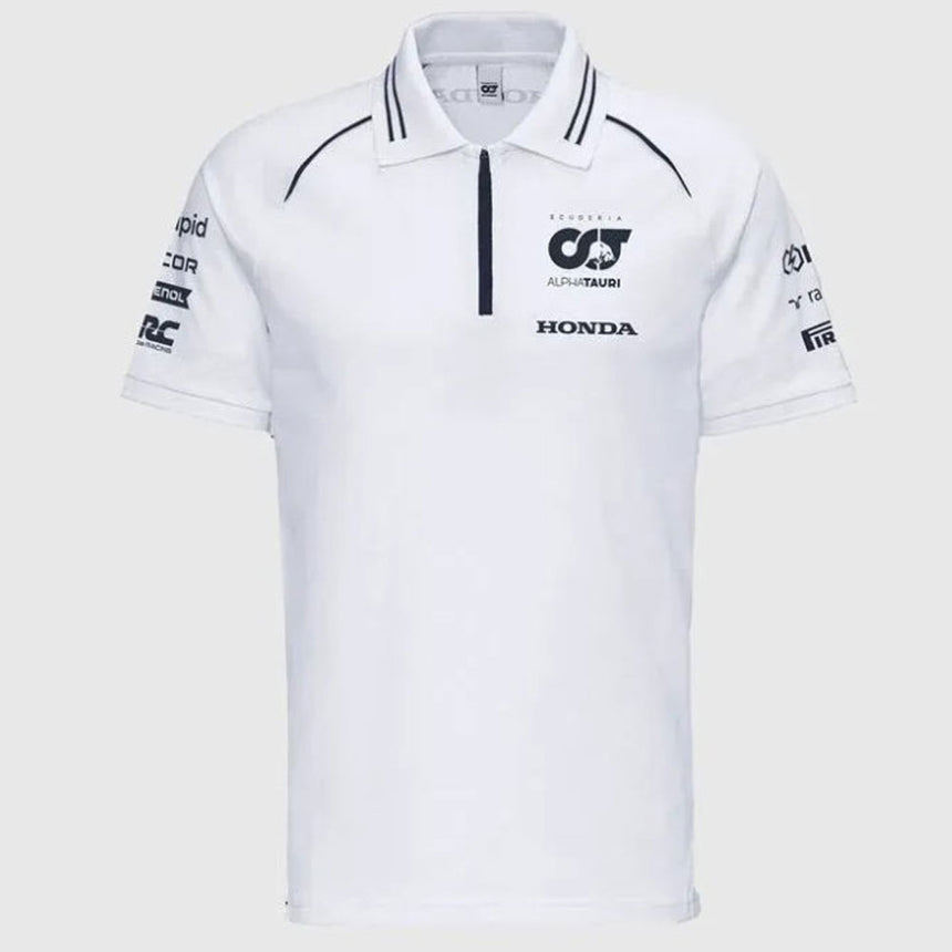 Scuderia AlphaTauri F1 Team White Teamline Polo Tee Shirt