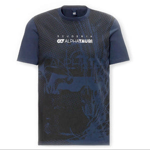 Scuderia AlphaTauri F1 Team Navy Graphic Fanwear Tee Shirt