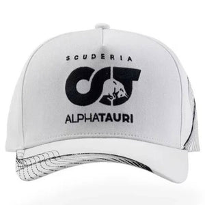Scuderia AlphaTauri F1 Team White Logo Adjustable Size Baseball Cap