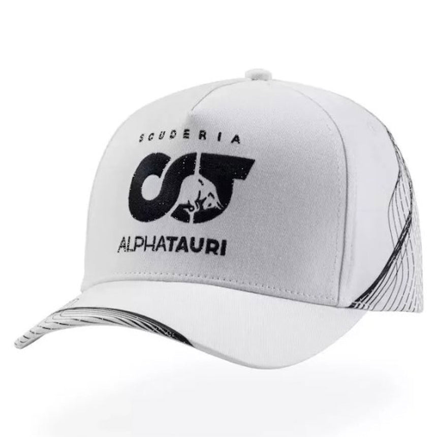Scuderia AlphaTauri F1 Team White Logo Adjustable Size Baseball Cap