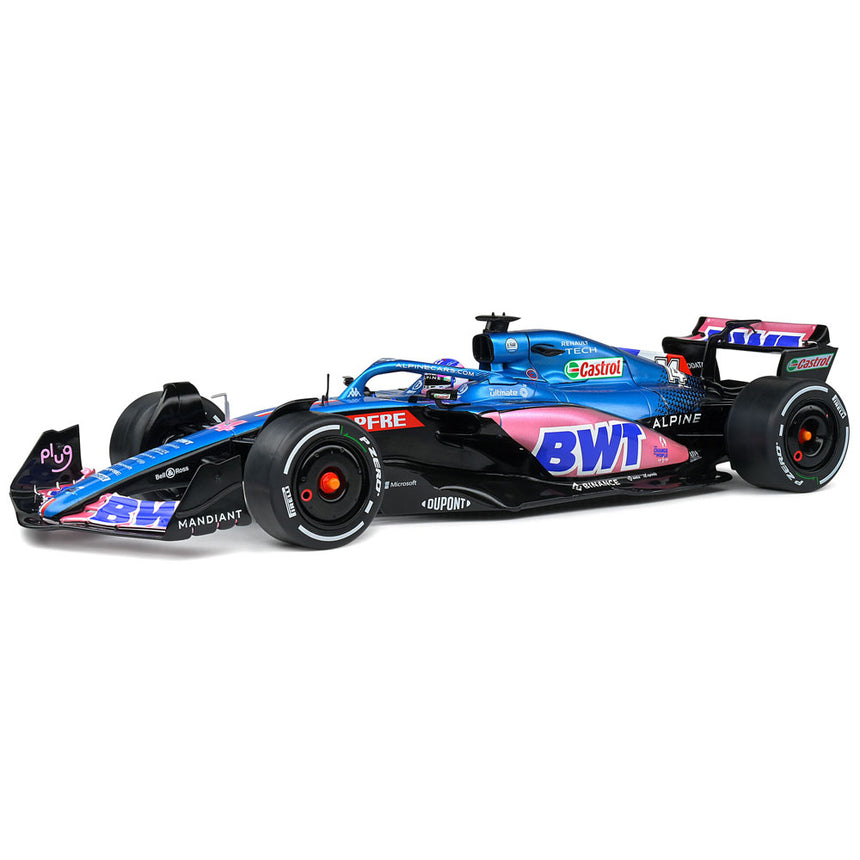 Solido 1/18 Alpine A522 Monaco GP 2022 - Fernando Alonso Model Car