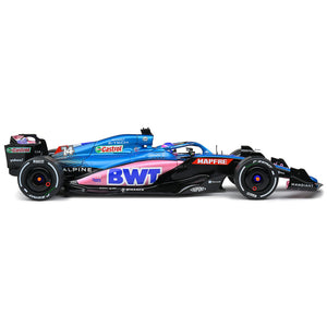 Solido 1/18 Alpine A522 Monaco GP 2022 - Fernando Alonso Model Car