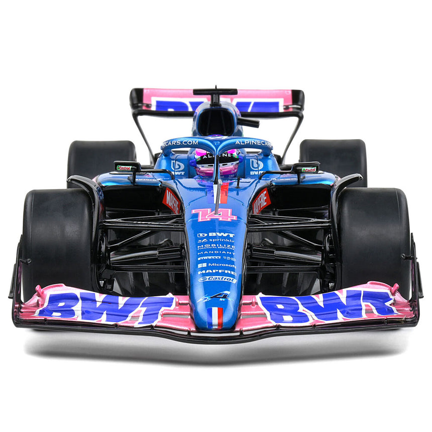 Solido 1/18 Alpine A522 Monaco GP 2022 - Fernando Alonso Model Car
