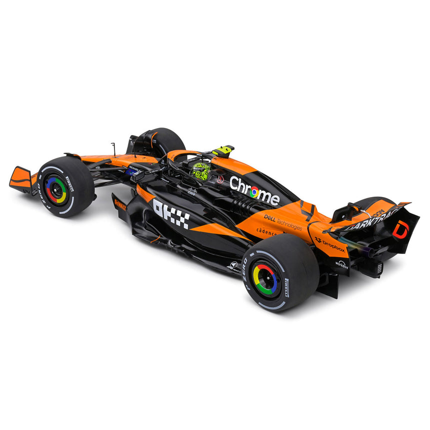 Solido 1/18 Mclaren F1 Team MCL38 Lando Norris #4 Miami GP 2024 Model Car