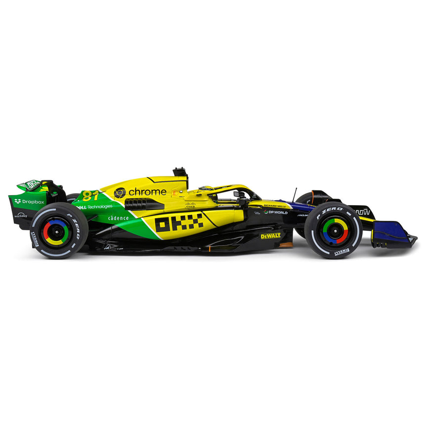 Solido 1/18 Mclaren F1 Team MCL38 Monaco GP 2024 Lando Norris #4 Model Car