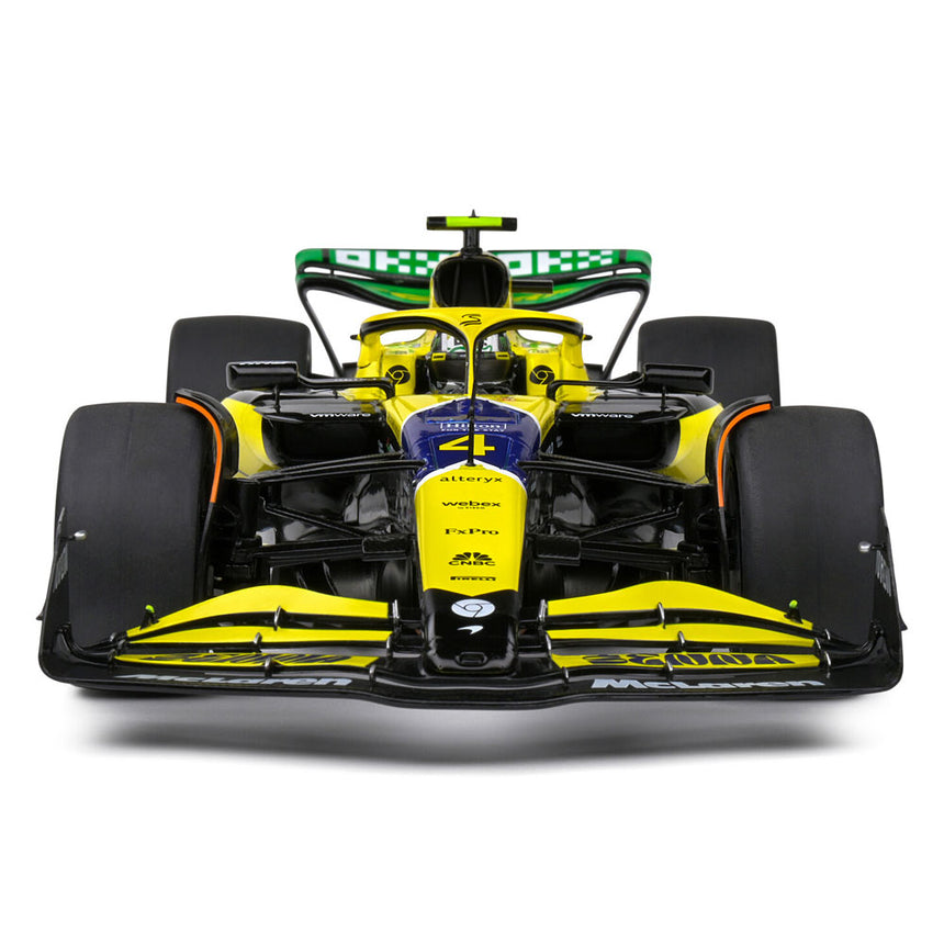 Solido 1:18 Mclaren F1 Team MCL38 Monaco GP 2024 Lando Norris #4 Model Car
