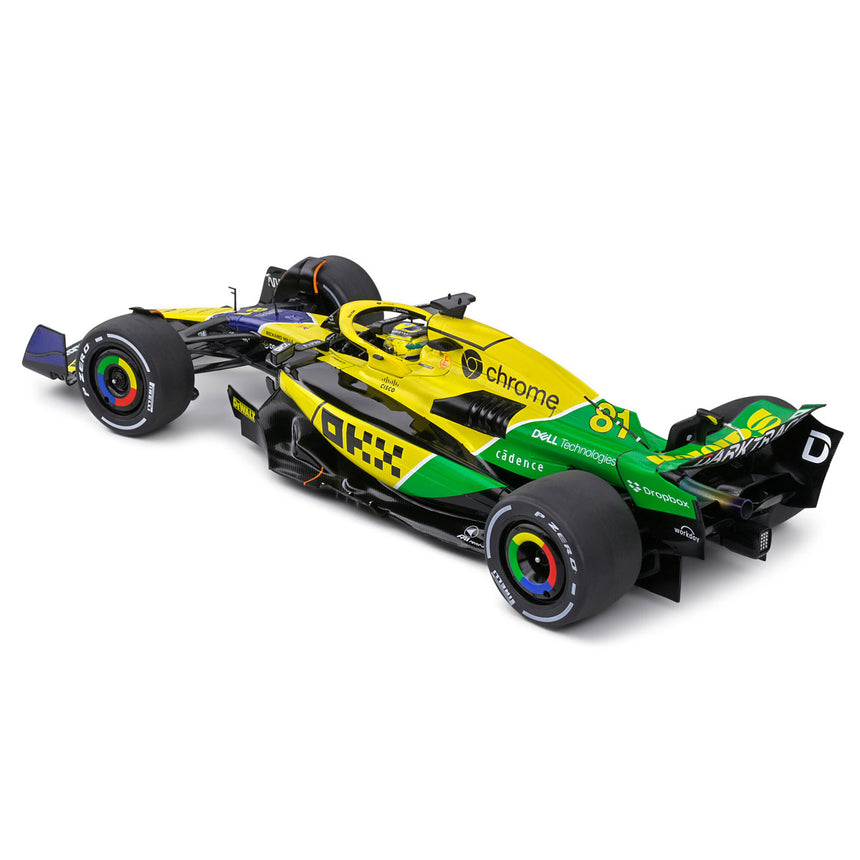 Solido 1/18 Mclaren F1 Team MCL38 Monaco GP 2024 Lando Norris #4 Model Car