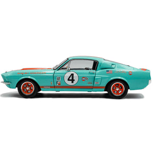Solido 1:18 Scale Shelby Mustang Gt500 1967 Gulf Racing Tribute Diecast Model Car
