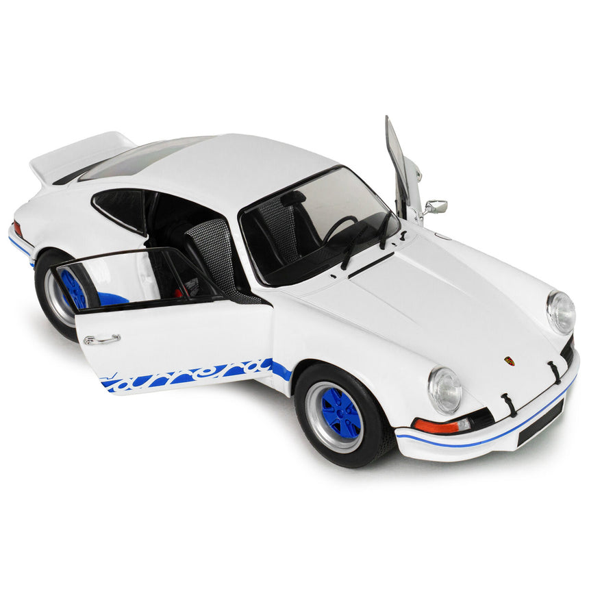 Solido 1:18 Scale Porsche 911 Carrera RSR 1973 White Diecast Model Car
