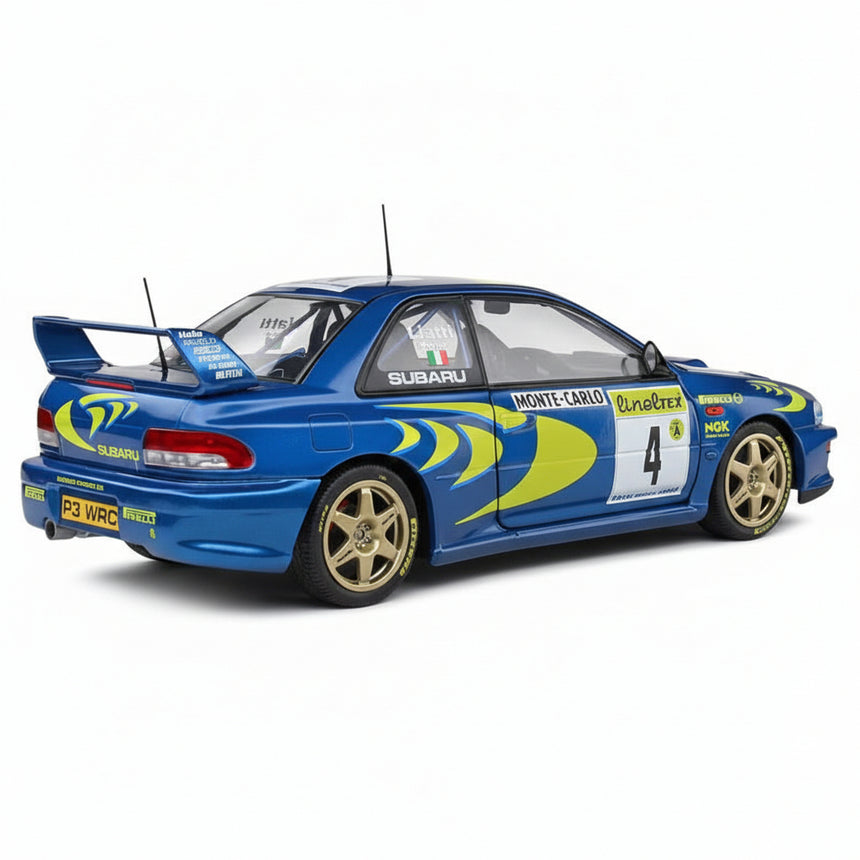 Solido 1:18 Scale Subaru Impreza WRX S5 WRC Rallye Montecarlo 1997 Model Car