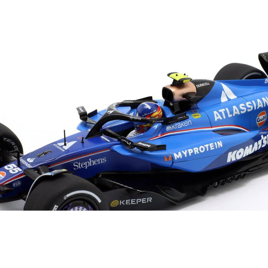 Solido 1:18 Scale Williams FW47 #55 C Sainz Azerbaijan GP 2025 Diecast Model Car