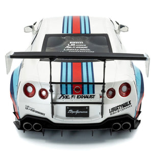 Solido 1:18 Scale Martini Nissan R35 GT-R Liberty Walk Kit Model Car