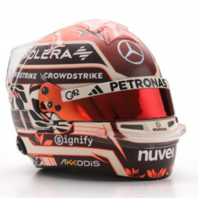 Spark 1:5 Scale Mercedes F1 Team Kimi Antonelli Miami GP 2025 Model Helmet