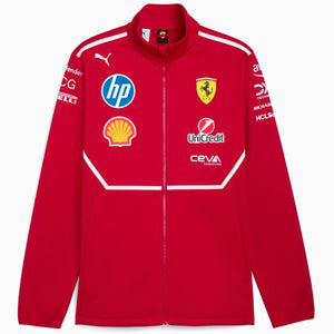 Scuderia Ferrari 2025 F1 Team Softshell Jacket – Dark Cherry – Official PUMA Merchandise