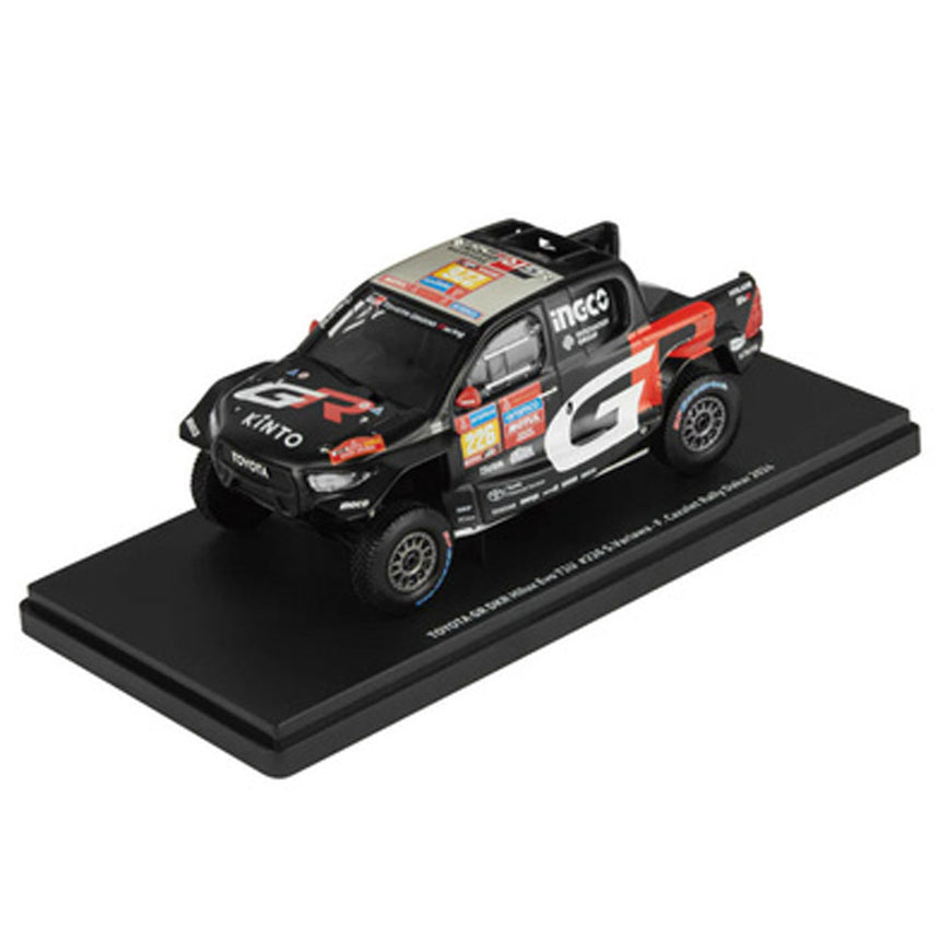 Toyota Gazoo Racing WRRC GR 1:43 W2RC Dakar #226 S.Variawa F. Cazalet Model Car