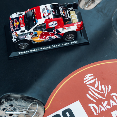 Toyota Gazoo Racing WRRC GR 1:24 Scale W2RC Dakar Red Bull Diecast Model Car