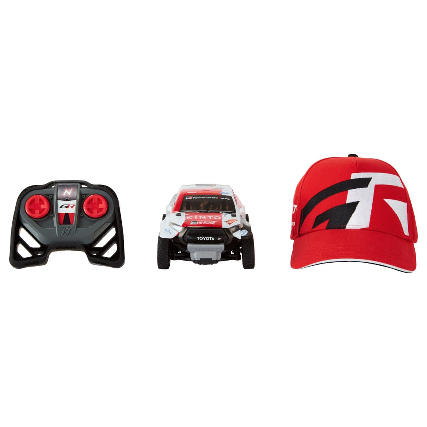 Toyota Gazoo Racing GR 1:18 Scale W2RC RC Radio Control Model Car & Cap Set