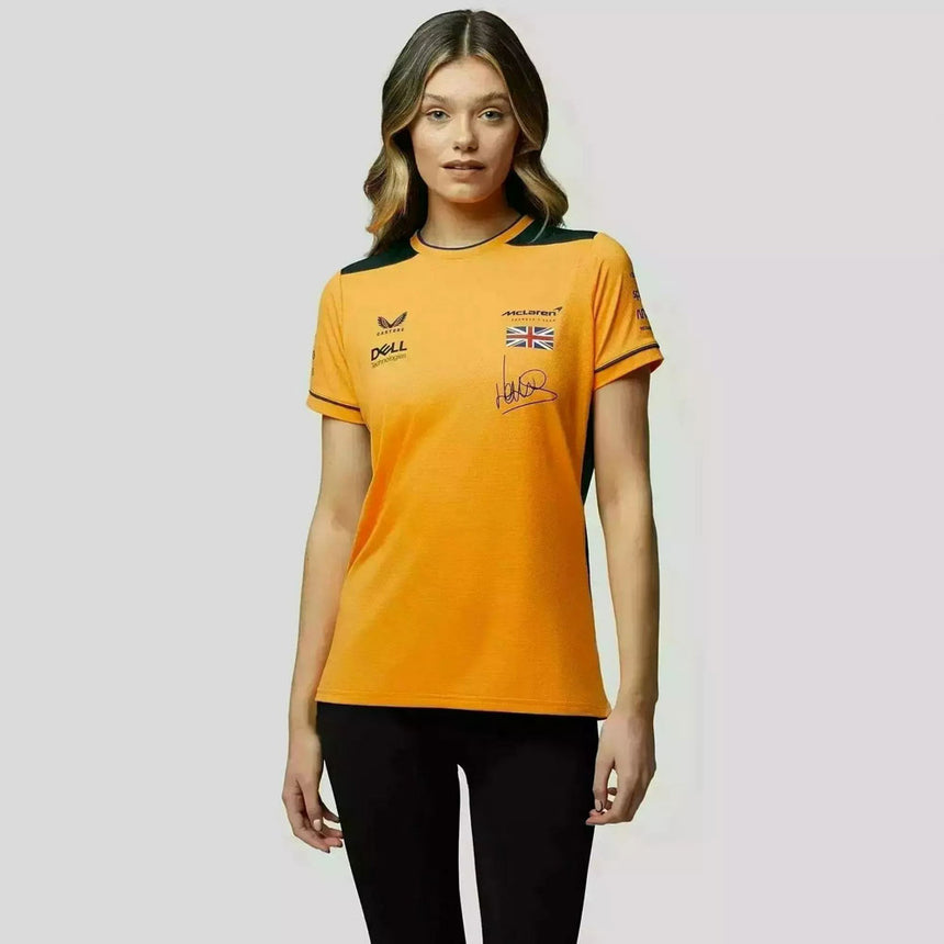 Mclaren F1 Team Ladies Set Up T-Shirt Lando Norris Orange