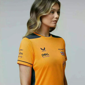 Mclaren F1 Team Ladies Set Up T-Shirt Lando Norris Orange