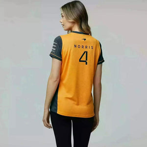 Mclaren F1 Team Ladies Set Up T-Shirt Lando Norris Orange