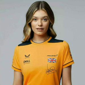 Mclaren F1 Team Ladies Set Up T-Shirt Lando Norris Orange