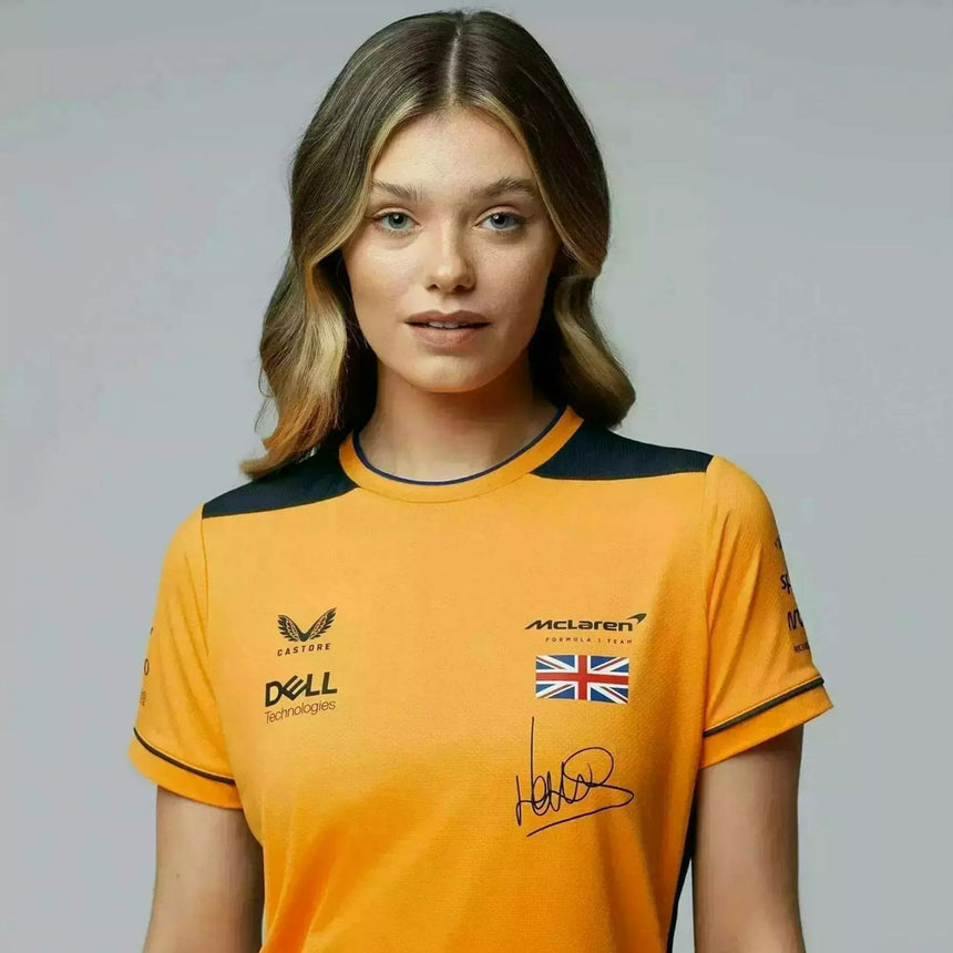 Mclaren F1 Team Ladies Set Up T-Shirt Lando Norris Orange