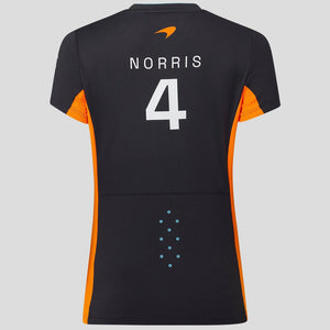 McLaren F1 Team Ladies Set Up Tee Lando Norris Grey