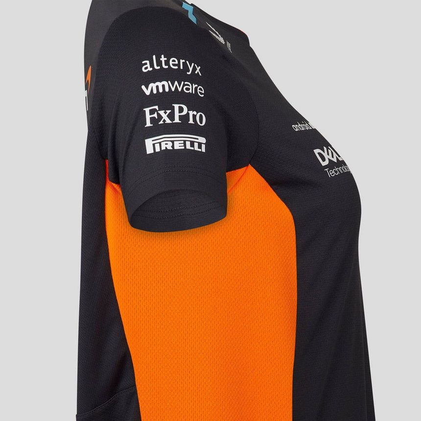McLaren F1 Team Ladies Set Up Tee Lando Norris Grey