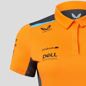 McLaren F1 Team Ladies Polo Shirt 2023 Orange