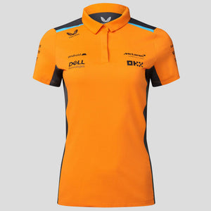McLaren F1 Team Ladies Polo Shirt 2023 Orange