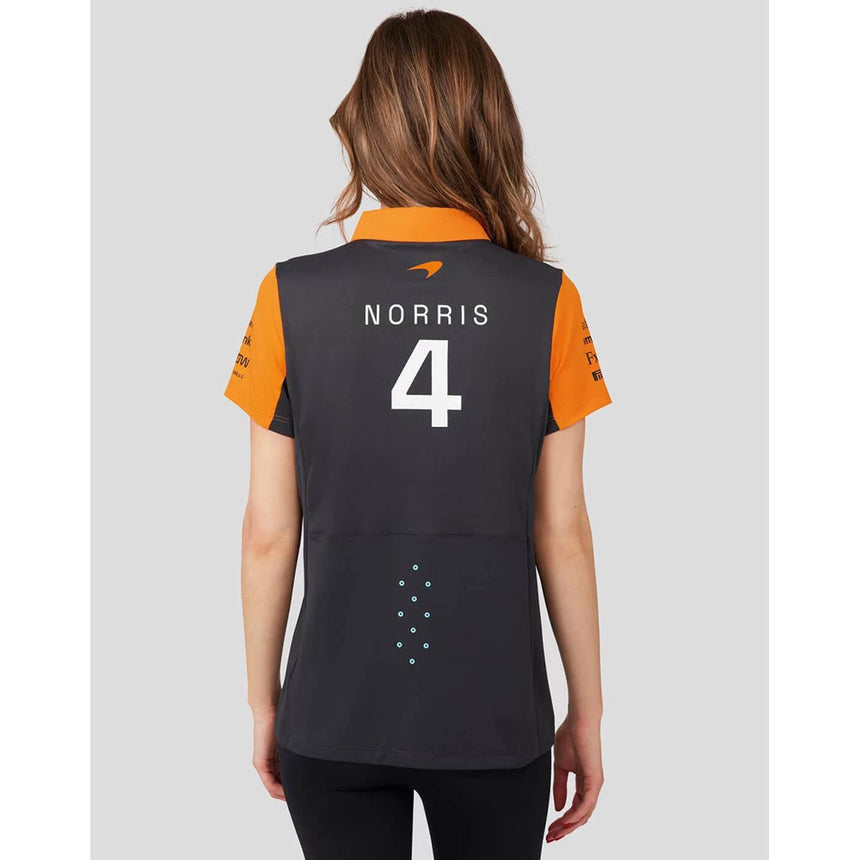 McLaren F1 Team Ladies 2023 Polo Shirt Lando Norris Orange