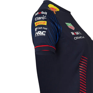 Red Bull Oracle Racing Ladies Night Sky Navy Team Set Up Tee Shirt