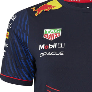 Red Bull Oracle Racing Ladies Night Sky Navy Team Set Up Tee Shirt