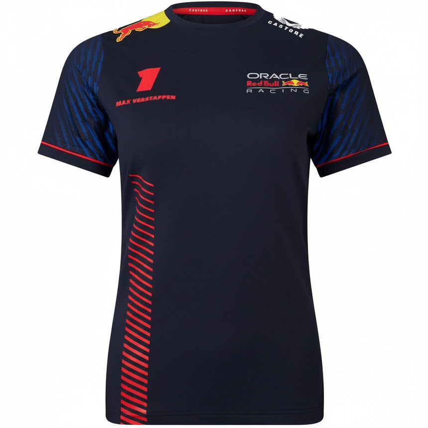 Red Bull Racing F1 Team Max Verstappen Driver Edition Ladies Night Sky Tee Shirt