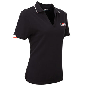 Toyota Gazoo Racing Official License Ladies Black Team Travel Polo Tee Shirt