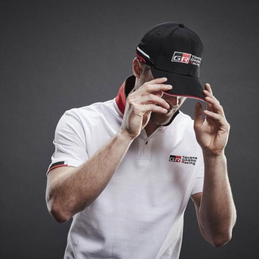 Toyota Gazoo Racing White Officially Licenced Travel Polo Tee Shirt