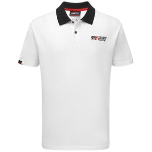 Toyota Gazoo Racing White Officially Licenced Travel Polo Tee Shirt