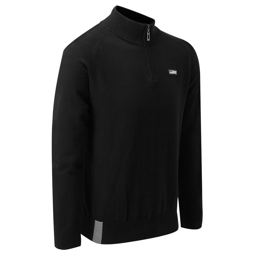 Toyota Gazoo Racing Small Logo Officially Licensed Black Pullover 1/4 Zip Sweater