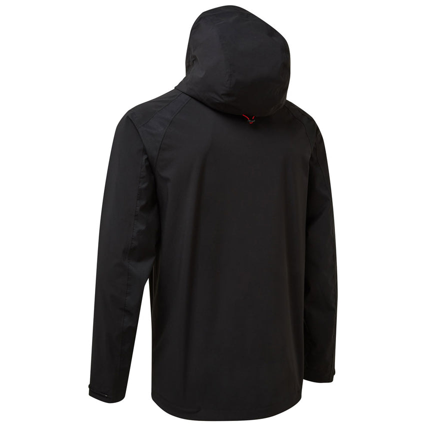 Toyota Gazoo Racing Official License Black Lightweight Hooded Travel Rain Jacket