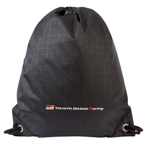 Toyota Gazoo Racing Official Licensed GR Logo Black Drawstring Pulls Bag