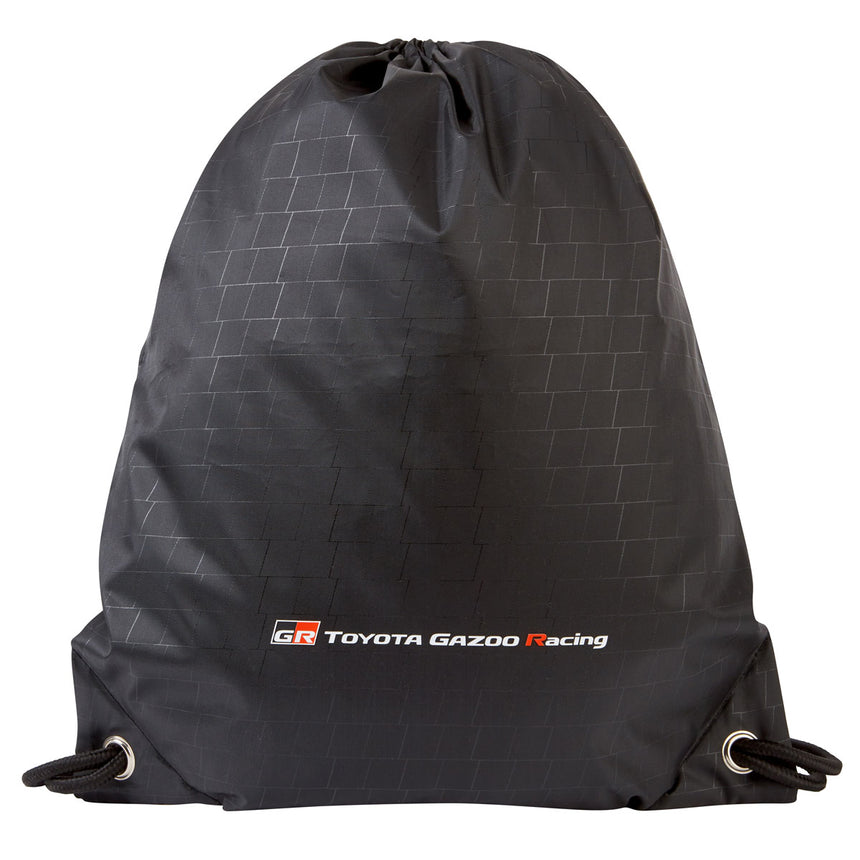 Toyota Gazoo Racing Official Licensed GR Logo Black Drawstring Pulls Bag