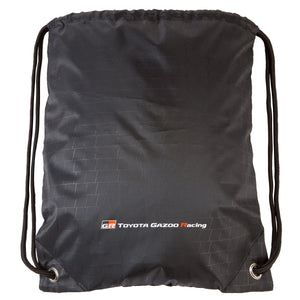 Toyota Gazoo Racing Official Licensed GR Logo Black Drawstring Pulls Bag