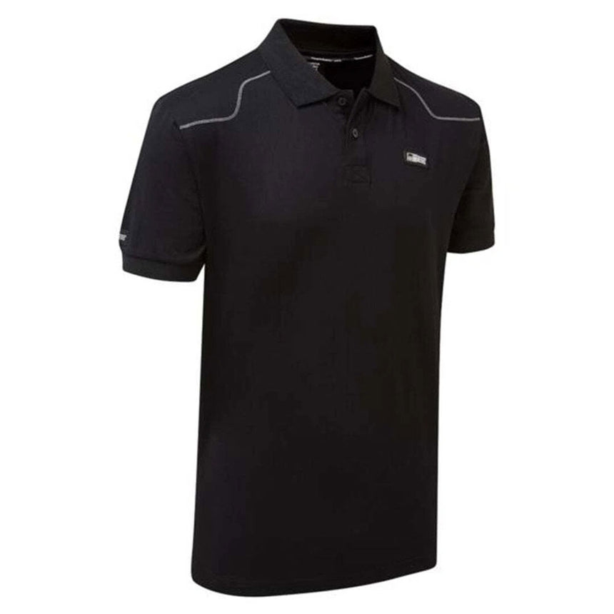 Toyota Gazoo Racing Black Classic Logo Polo Tee Shirt