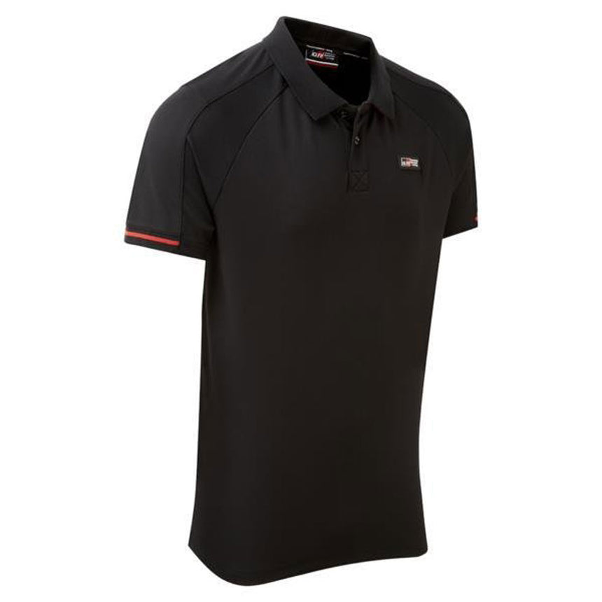 Toyota Gazoo Racing Black Front Logo Lifestyle Travel Polo Tee Shirt